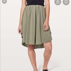 Lululemon ‘The Everyday’ Skirt - sage green